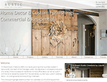 Tablet Screenshot of imboardrusticcreations.com